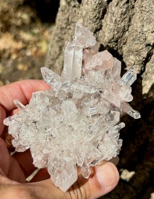 &#39;Sacred Rose&#39; Pink Lemurian Quartz