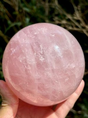 Large Rose Quartz Sphere