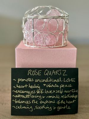 Rose Quartz Basket