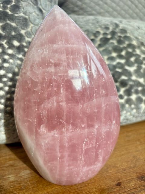 Large Rose Quartz Flame