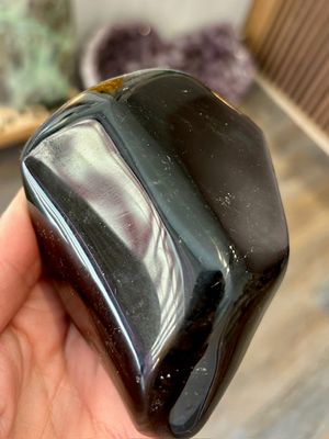 Large Black Obsidian Freeform