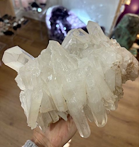 Large Clear Quartz Cluster