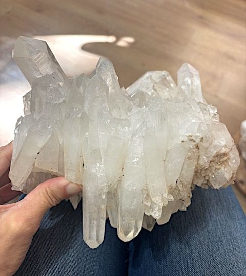 Large Clear Quartz Cluster