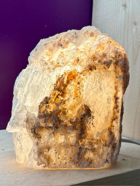 Selenite Lamp