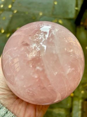 Large Rose Quartz Sphere