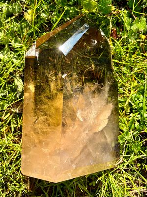 Large Natural Citrine Point