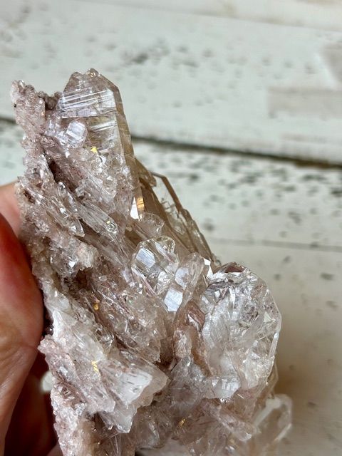 'Sacred Rose' Pink Lemurian Quartz