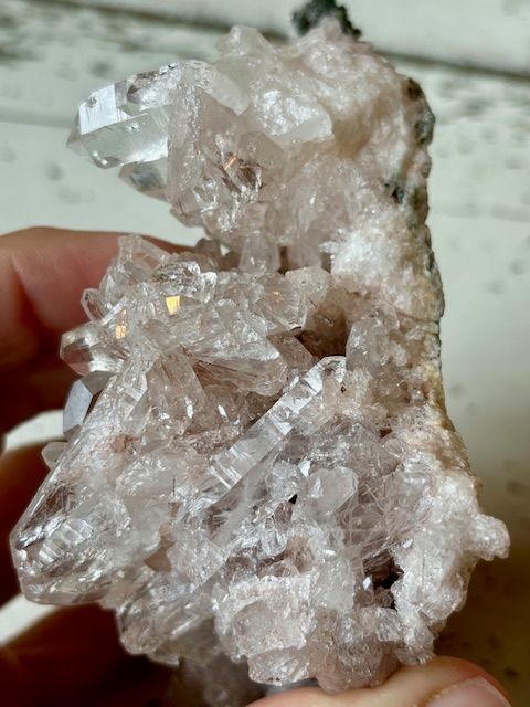 'Sacred Rose' Pink Lemurian Quartz