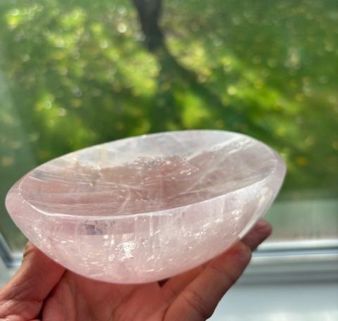 Rose Quartz Crystal Bowl