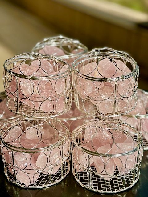Rose Quartz Basket