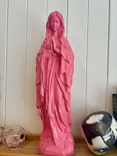 Large Mother Mary Statue - PINK