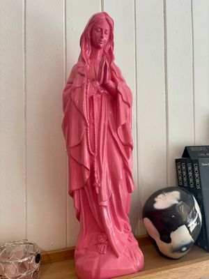 Large Mother Mary Statue - PINK