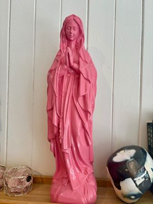 Large Mother Mary Statue - PINK