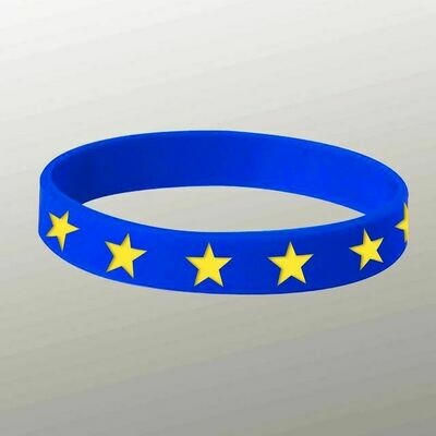 Blue and yellow stars Wristband