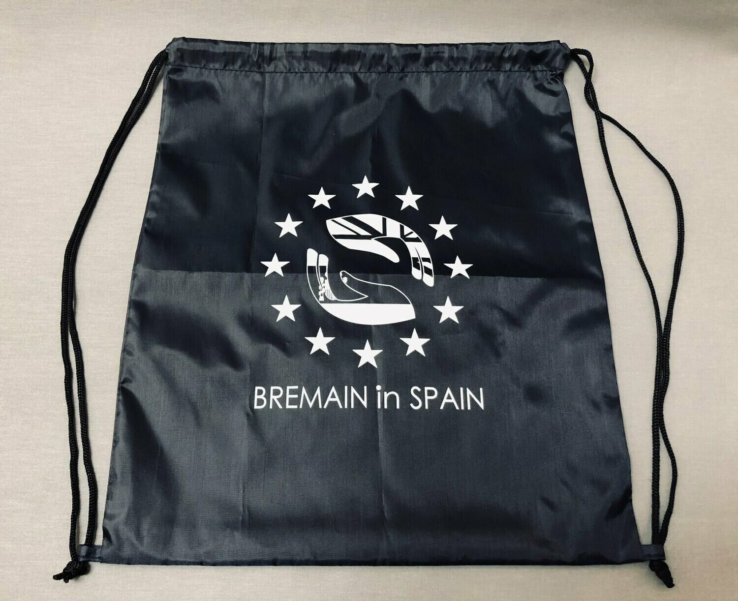 New - Bremain branded drawstring backpack. Dark navy. €5 each