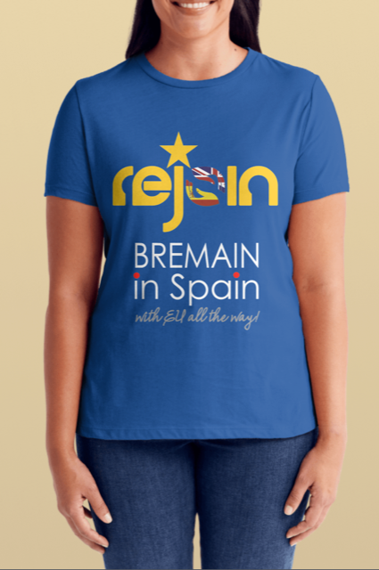 Pre-order - SIZE XXL Bremain in Spain - Rejoin T-shirt with hand logo - free shipping - see details below