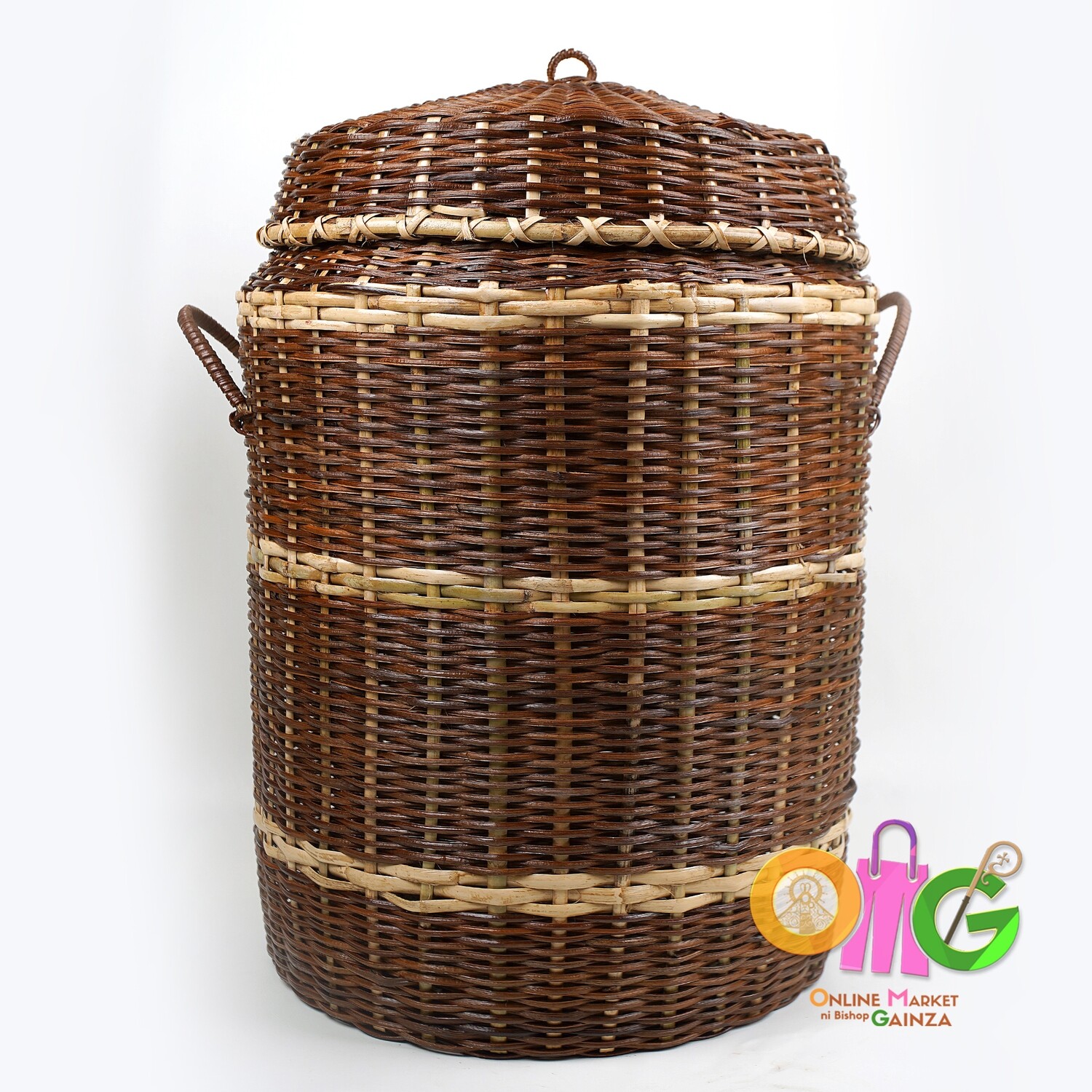 LP Handicrafts - Laundry Basket with Lid
