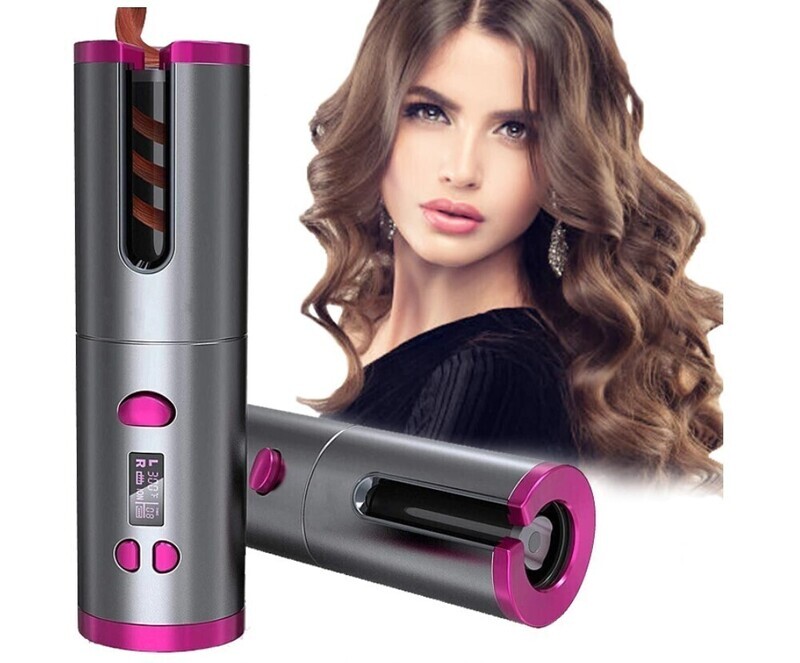 Portable Automatic Iron Hair Curler USB Cordless