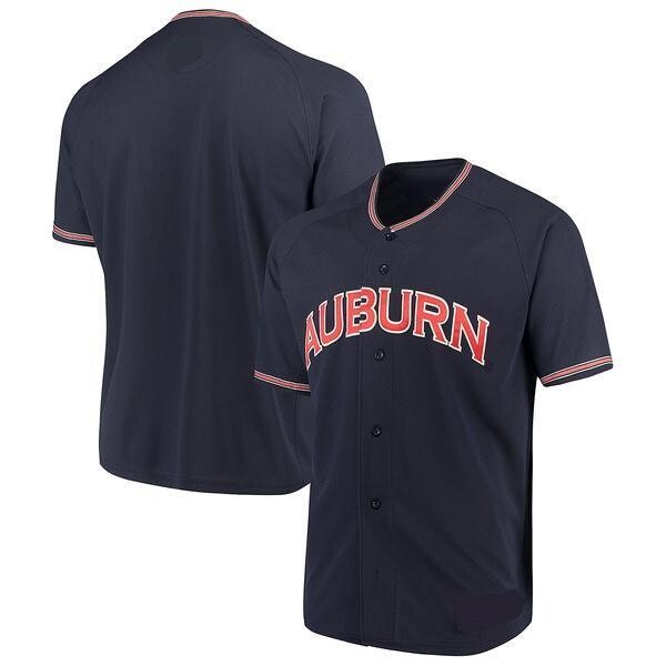 Auburn Tigers Custom Name and Number College Baseball Jersey Navy