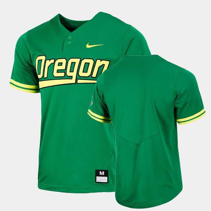 Custom Name Number Oregon Ducks Green College Baseball Replica Jersey