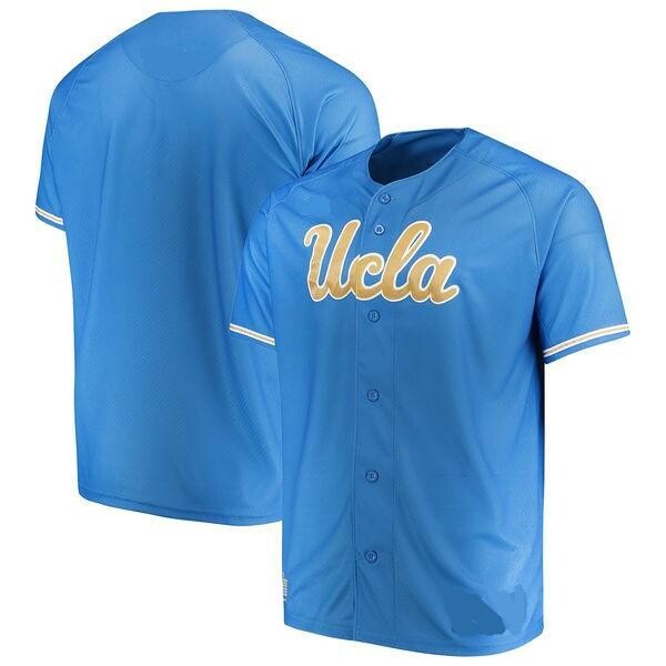 UCLA Bruins Custom Name and Number College Baseball Jersey Blue