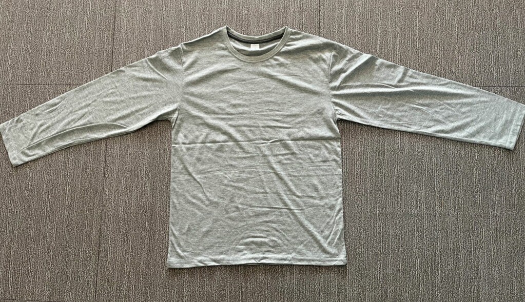Heavy Cotton T Shirt Unisex Long Customize T Shirt Unisex Long Sleeve Classic Tee Style G5000 Gray