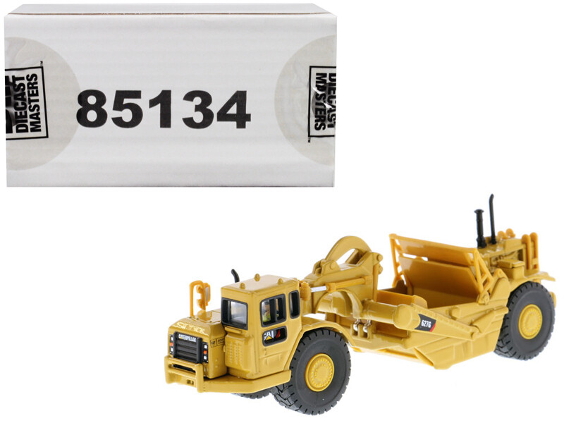 CAT Caterpillar 627G Wheeled Scraper Tractor with Operator \"High Line\" Series 1/87 (HO) Scale Diecast Model by Diecast Masters
