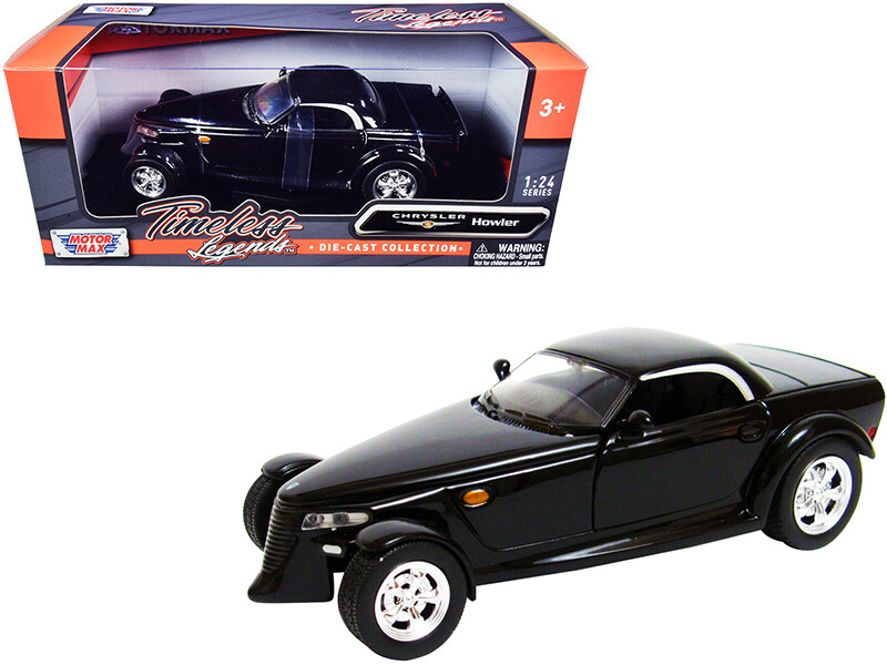 Chrysler Howler Concept Black \"Timeless Legends\" 1/24 Diecast Model Car by Motormax