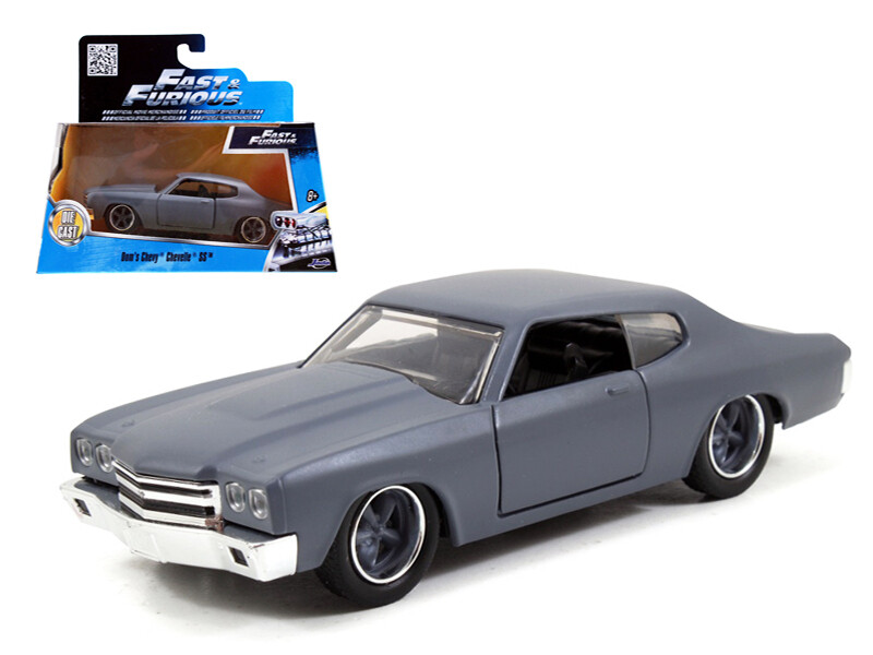 Dom\'s Chevrolet Chevelle SS Primer Grey \"Fast & Furious\" Movie 1/32 Diecast Model Car by Jada