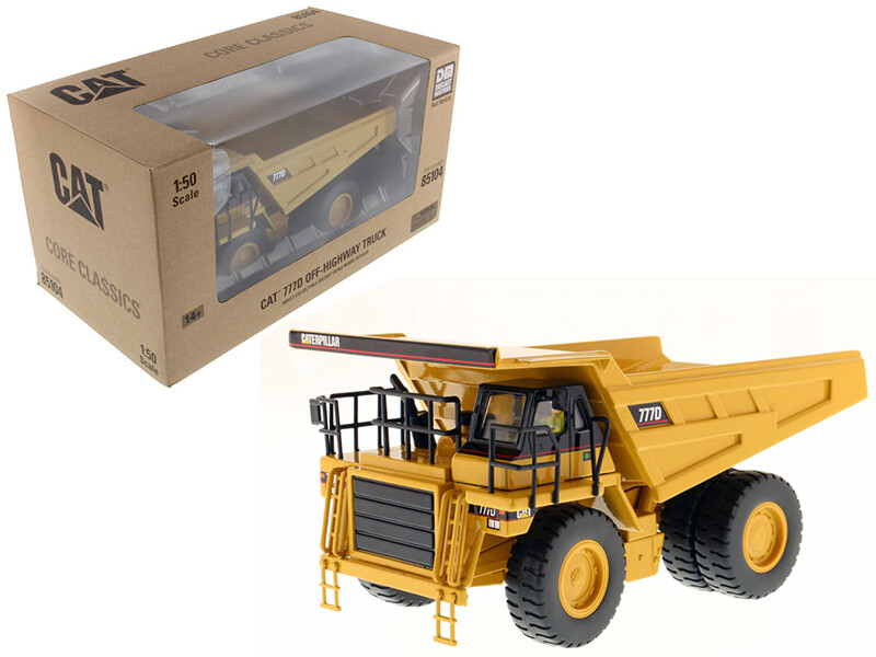 CAT Caterpillar 777D Off Highway Dump Truck with Operator \"Core Classics Series\" 1/50 Diecast Model by Diecast Masters