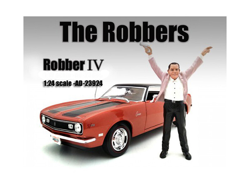 \"The Robbers\" Robber IV Figure For 1_24 Scale Models by American Diorama