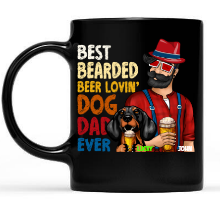 Best Bearded Beer Lovin’ Dog Dad Ever Mug