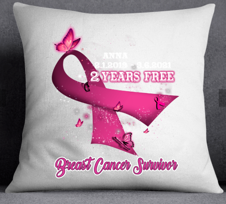 Free After Years Breast Cancer Awareness Personalized Pillow