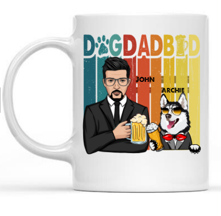 Dog Dad Bod Mug