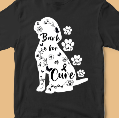 Bark For A Cure Breast Cancer Awareness Personalized Shirt
