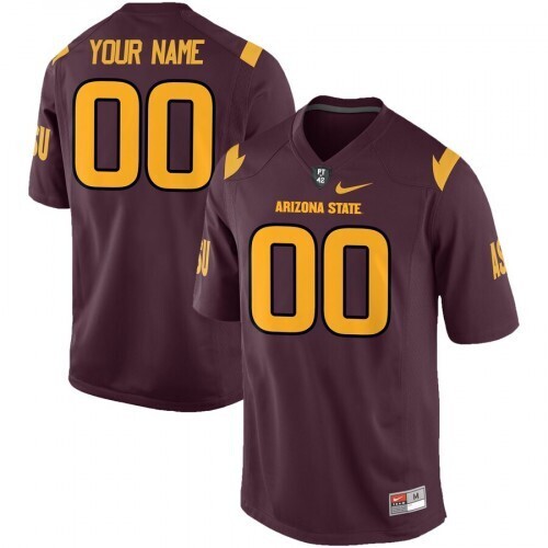 Arizona State Sun Devils Custom Name and Number Jersey Scarlet