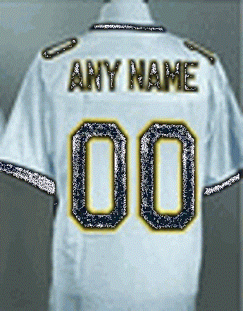 California Golden Bears Name and Number College Football Jersey White