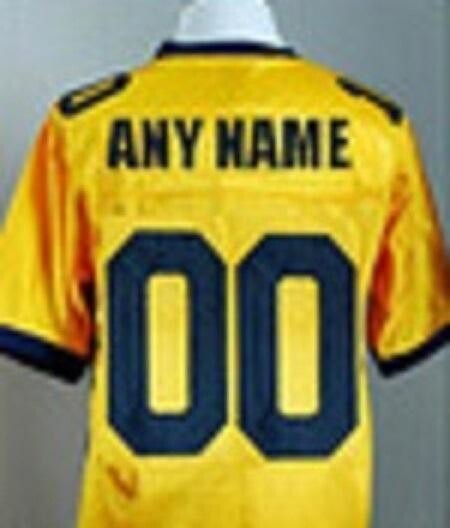 California Golden Bears Name and Number College Football Jersey Yellow