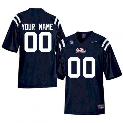 Ole Miss Rebels Custom Name and Number NCAA Football Jersey