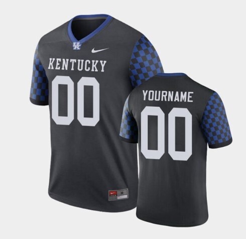 Kentucky Wildcats Custom Name and Number Black Legend Football Performance Jersey