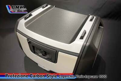 Protezione Carbon Style Coperchio Vario-topcase 1300