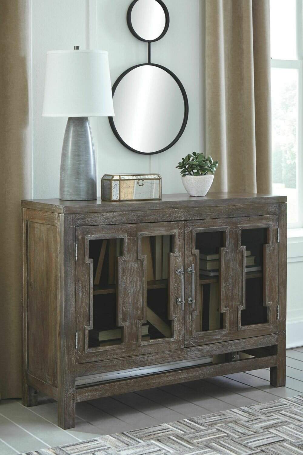Hanimont Brown Accent Cabinet