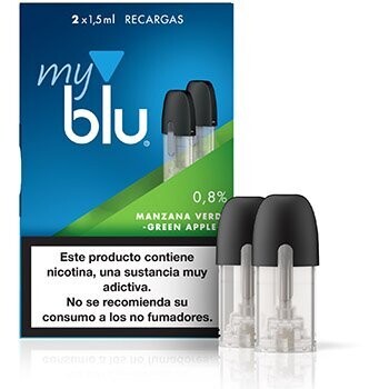 MYBLU CAPSULAS MANZANA X2