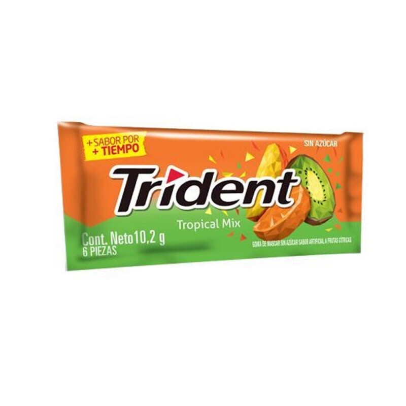 CHICLETS TRIDENT GRANDE TROPICAL