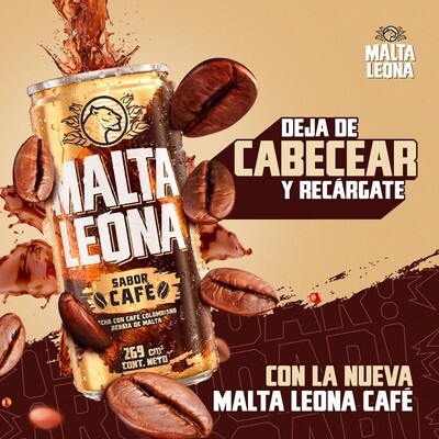 GASEOSA MALTA LEONA CAFE