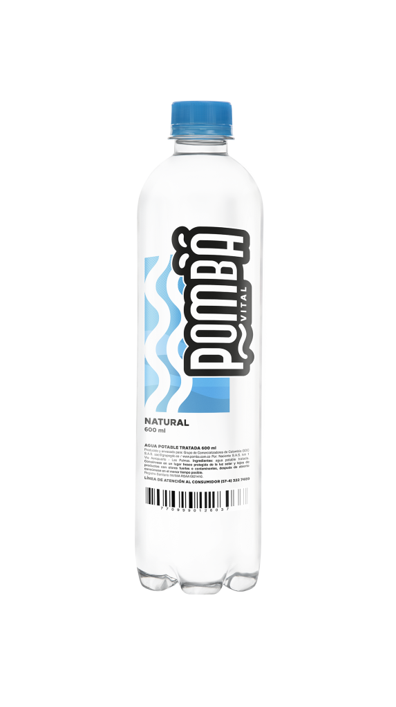 AGUA POMBA PET 600 ML