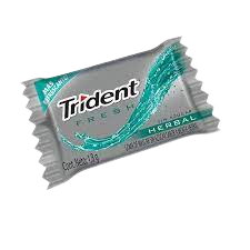 CHICLETS TRIDENT INDIVIDUAL FRESHERBAL X 60