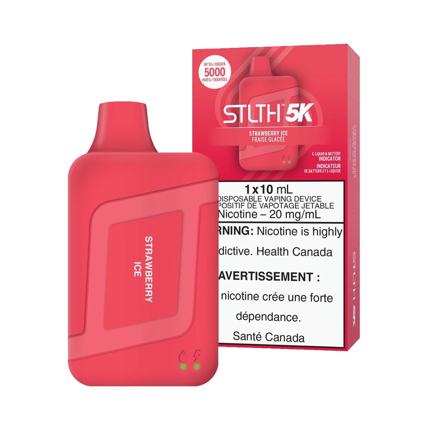 STLTH 5K  DISPOSABLE STRAWBERRY ICE
