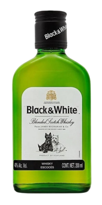 WHISKY BLACK & WHITE 375 ML