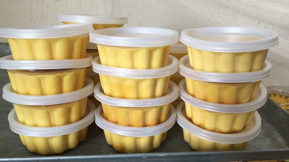 Flan de leche con caramelo